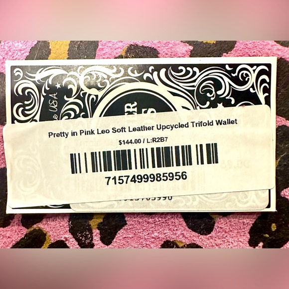 NWT Keep It Gypsy Pink Leopard & Hide Leather Trudy Bag Set - Picture 15 of 16